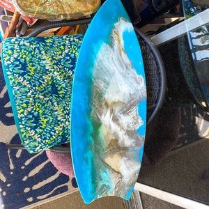 Custom made expoxy art.